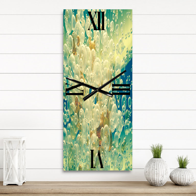 Horloge murale lustre abstrait en forme de boules I, Grand