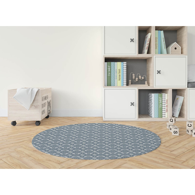 Tapis de jeu Nantucket Bunny, Bleu foncé / ivoire