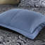 Literie 12 pièces bleu marine, draps 100% coton relaxants, motif cachemire élégant, 2 taies décoratives, coussins décoratifs, jupe de lit, design charmant, assorti