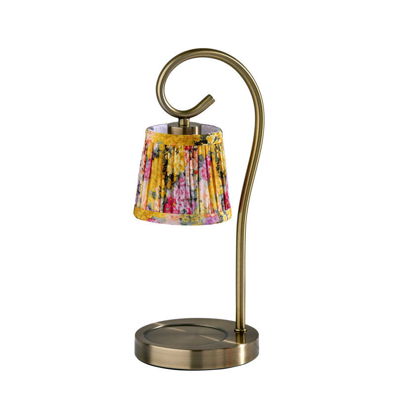 Perry Candlewarmer Lamp with Timer - Dimmable Wax Melt Heater, 3 Lighting Modes & Auto Shutoff, Yellow/Pink