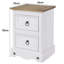 Corona Solid Wood 2-Drawer Petite Bedside Cabinet-1378866774