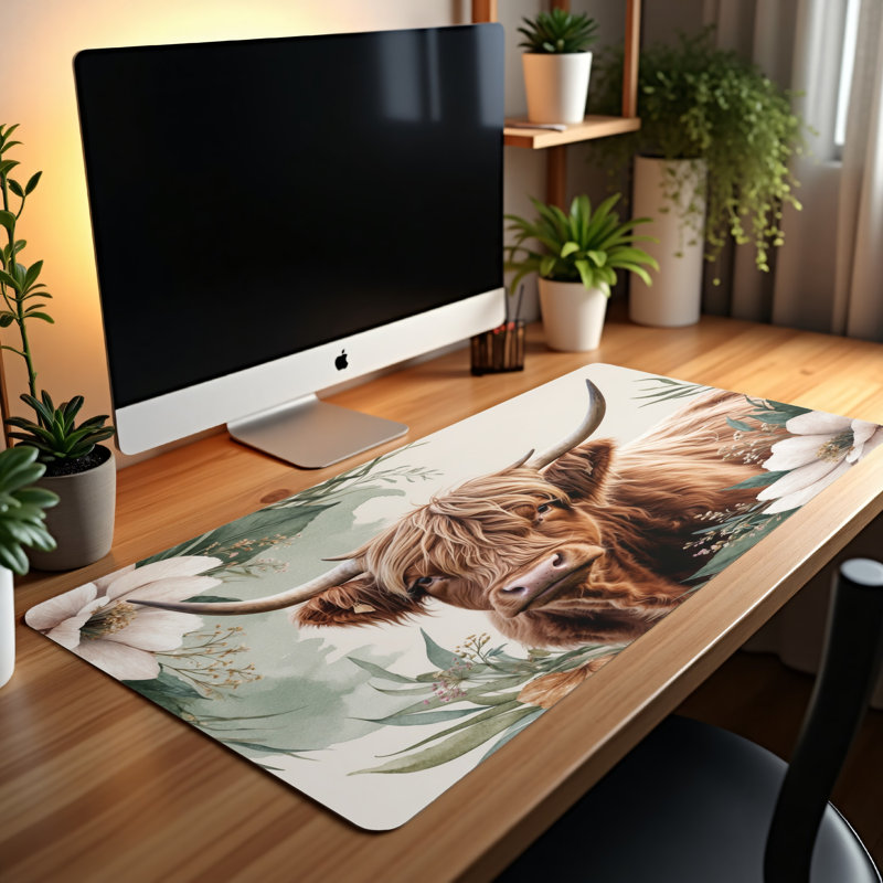 Polyester Desk Pad, 14.4x12.1