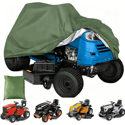 Housse imperméable pour tondeuse à gazon, housse de tracteur de pelouse Oxford Fardic 210D, protection contre les rayons UV du tracteur de jardin