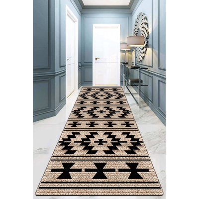 Premium Hall Carpet, 100% Polyester, 59 x 118 Inches | 10 mm Pile Height, Antibacterial, Non-Slip Base | Machine Washable, Easy Care | Ideal for Entryways & Living Spaces, Soft & Durable Design