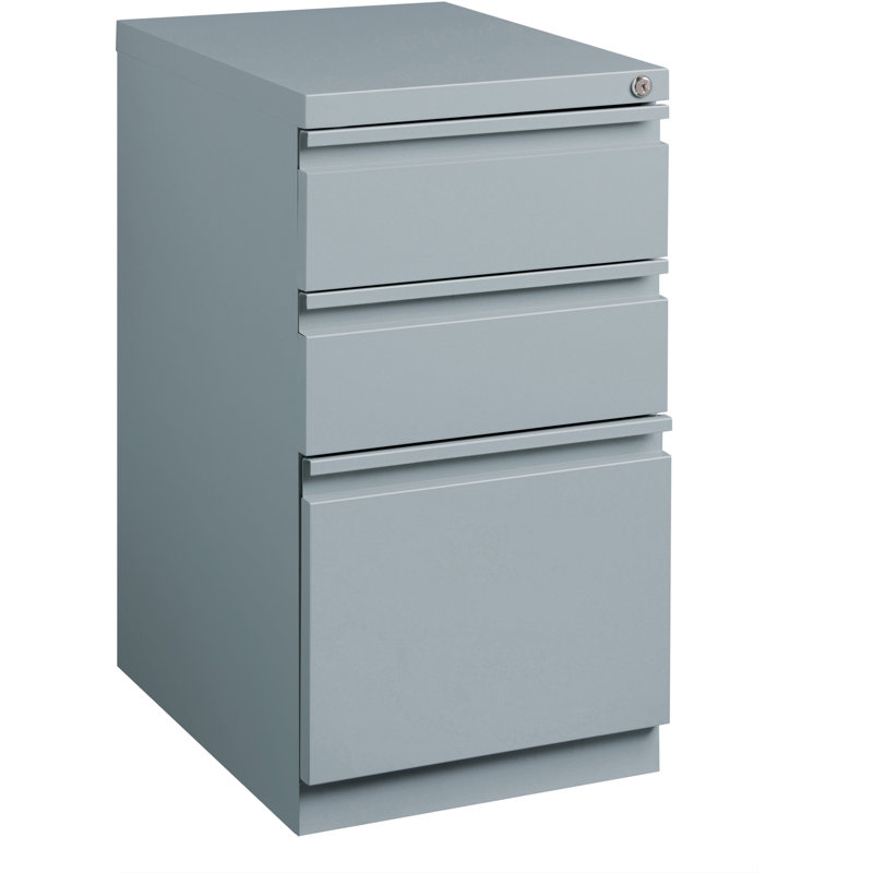 Pabel 20" Bbf Mobile Pedestal File-Charcoal, Gray