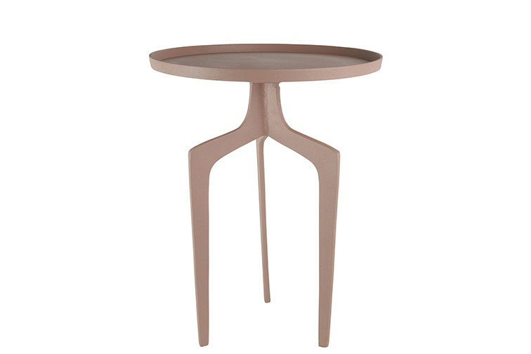 Rosiclare Tray Top End Table, 54.50 x 40.50 x 40.50cm, Black