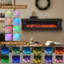 Foyer électrique mural 3 côtés, foyer suspendu mural 60 "avec lumières latérales à DEL, télécommande, flamme multicolore, minuterie, bûche et cristal, foyer flottant 700W / 1500W, noir-1365913499-1365913509