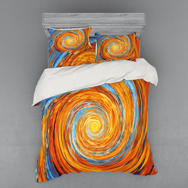 Ensemble de housse de couette en microfibre Ambesonne, Housse de couette grand + 3 pièces supplémentair