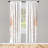Microfiber Floral Semi-Sheer Rod Pocket Curtain Panels-61934957-61298279