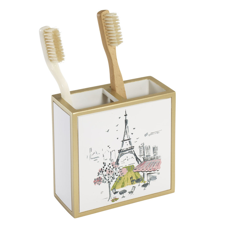 Ensemble de distributeur de brosses à dents et de lotion Nicole Miller City Girl