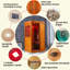 Sauna à infrarouge lointain intérieur LOW EMF