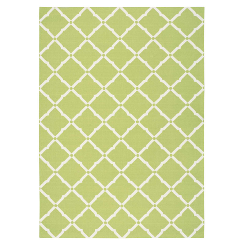 Tapis blanc moderne Dian, Rectangle 4 pi 3 po x 6 pi 3 po