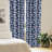 Rose Floral Semi-Sheer Rod Pocket Curtain Panels-45984779