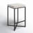 Rosetta Backless Upholstered Stool with Iron Frame -724002996
