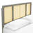 Kelsea Cane and Wood Platform Bed with Splayed Legs-678026018-678026023