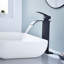 Robinet de salle de bain à cascade, robinet de meuble-lavabo à poignée simple -64144782