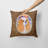 Cavalier Spaniel Outdoor Reversible Throw Pillow