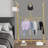 6 Arc Arm Height Adjustable Floor Stand Clothing Display Rack With Wheels-1140532262