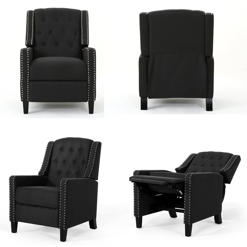 Chaise d'appoint en tissu, chaise rembourrée, Tissu café