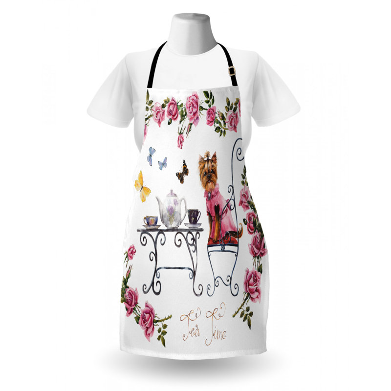Floral Bib Apron