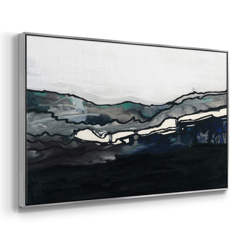 «It's About Time V», reproduction sur toile, Argent, H 17 po x l 25 po x P 2 po
