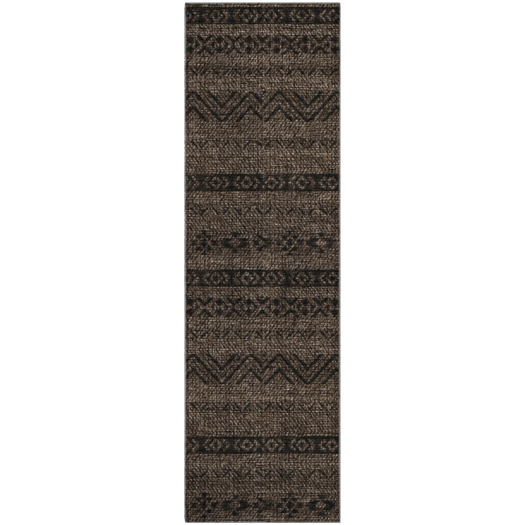 Premium Machine Washable Prisco Chocolate Rug