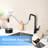 Matte Black, Single Hole, Kitchen Faucet, 3 Function, 360 , One Touch Switching, 8.67 In. Product Depth, 1.8 Gallons Per Minute Maximum Flow Rate, 23.6 In Pull-Out Hose, Water Modes, Pull Down Lever-1034981951-1034981945