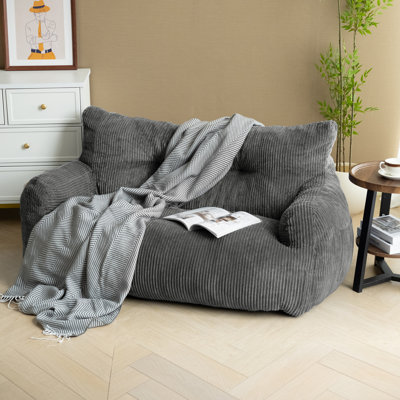 Bean Bag, Large Bean Bag Chair with Sponge Filling Included, 2 Seater Sofa with Portable Handle, Mod