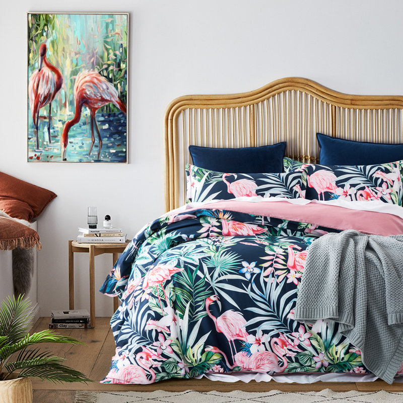 Ensemble de housse de couette réversible , Housse de couette pour très grand lit