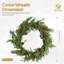 Polyethylene 100cm Wreath