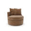 Fauteuil rembourré pivotant Dara Harlow-125810333