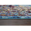 Tapis bleu/brun tissé à la machine Elliot-31943830