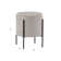 Repose-pieds rond en similicuir de 16 po de largeur Degregorio