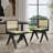 Randall Rattan Dining Chairs With Rubberwood Frame-1865728152