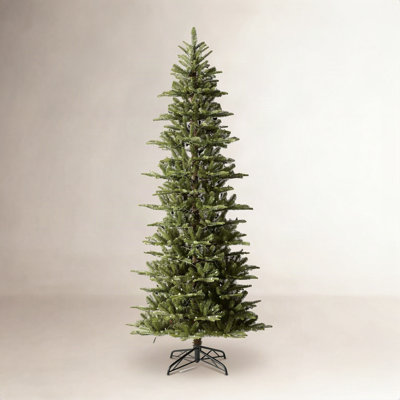 Slim 6.5' Pre-Lit Fir Christmas Tree