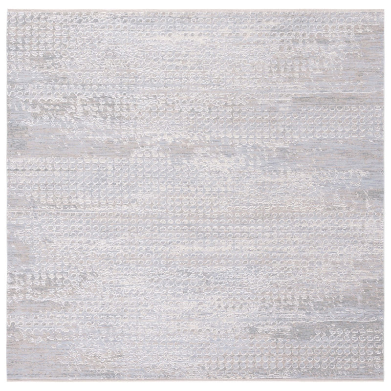Jaylinn Performance Abstract Rug, Square 6'7"