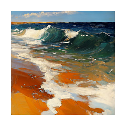 Art mural sur toile tendue - "Wally Break II" de Walker Noble pour décoration de salon, de chambre à coucher ou de bureau - 24 x 24