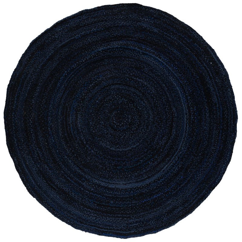 Proffitt Hand Woven Cotton Rug, Round 8'