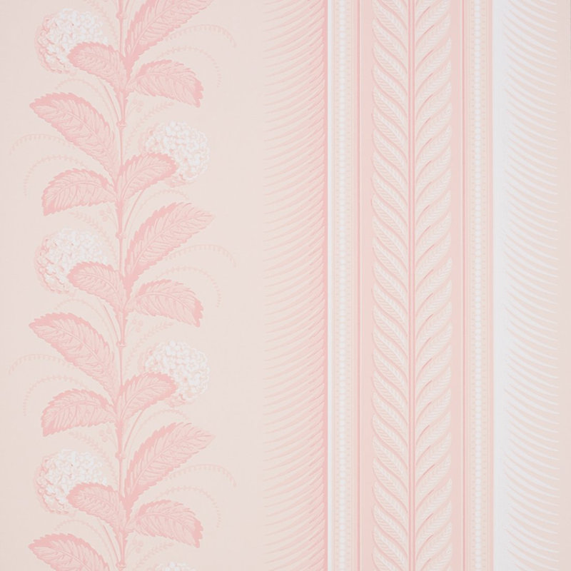 Papier peint Hydrangea Drape, Rosé