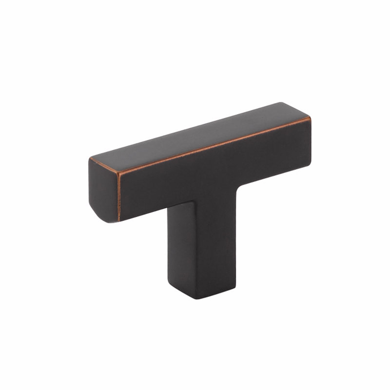 Warwick Rectangular Knob, Oil Rubbed Bronze