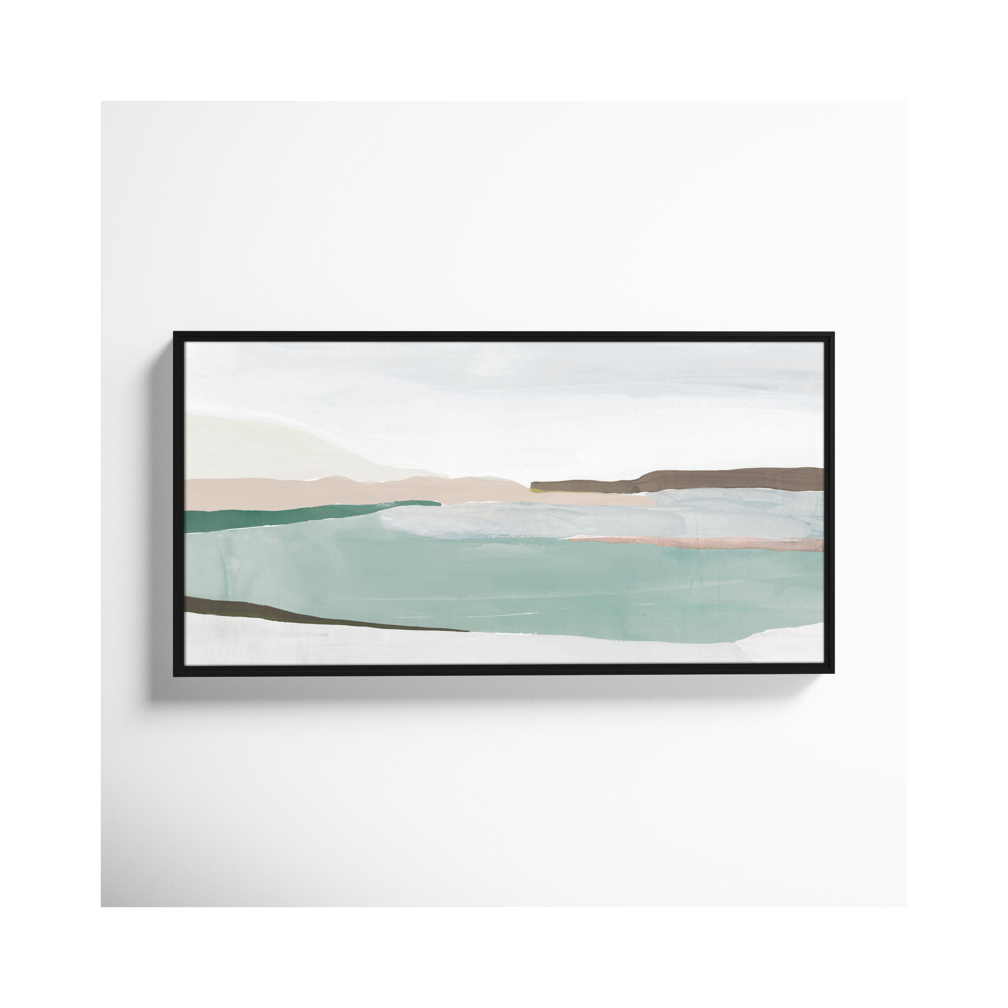 Sole Of The Land II, 19.5" H x 37.5" W x 2" D, Espresso