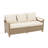 Outdoor Patio Sofa With Cushions