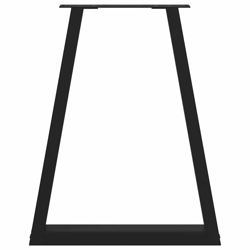 Auvil Table Leg, Black, 73.3cm H x 100cm W x 8cm D