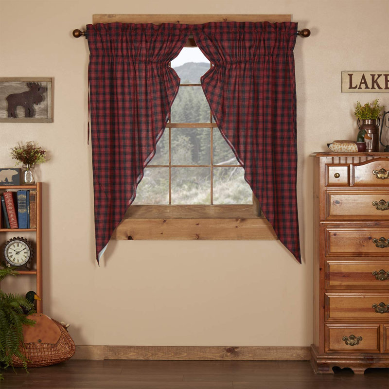Wardle 100% Cotton Room Darkening Curtain Panel Pair