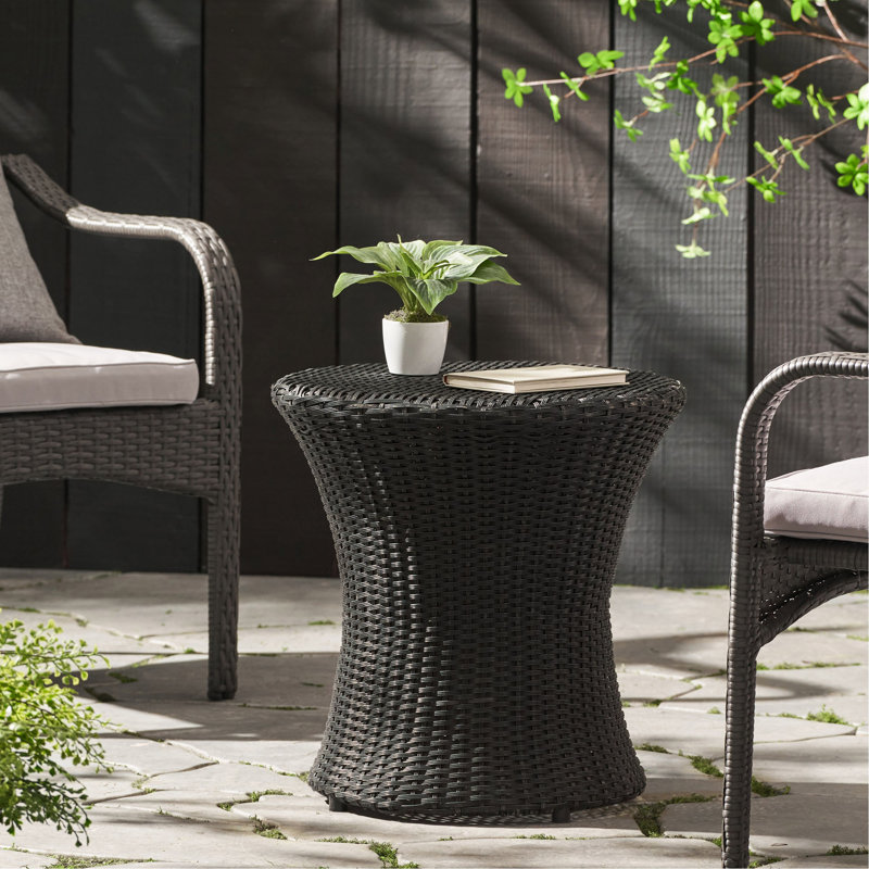 Table en sablier en sablier sans plateau en verre