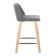 Archaimbaud Swivel Upholstered Counter Stool