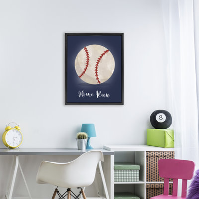 Game On Home Run Floating Frame, design by Christine Simpson Art