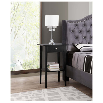 Charming Contemporary Nightstand, Narrow Nightstand