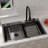 30" Drop In  Kitchen Sink with Multifunction Faucet and Digital Display