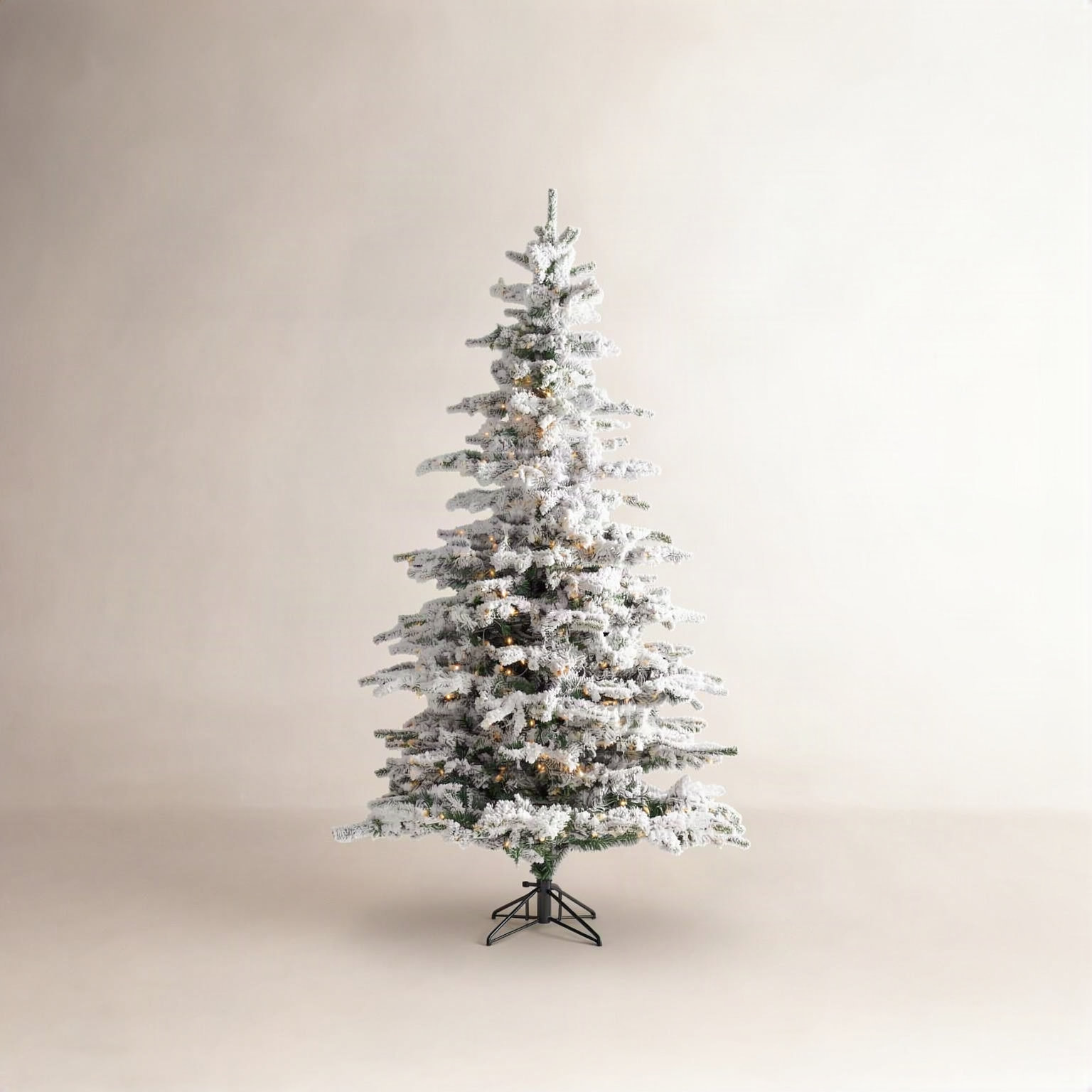 Frosted Pre-Lit Fir Christmas Tree, 8.5' H, Warm White LED